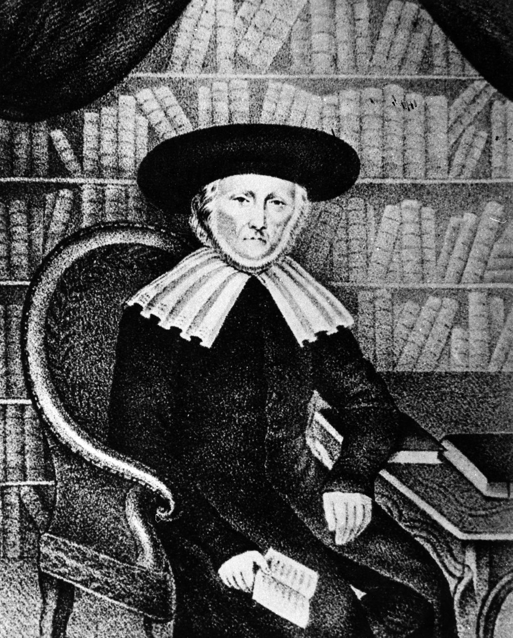 Simon Cahn rabbi, a franciaországi elzászi colmar konzisztórium elnöke alkotó: French School
