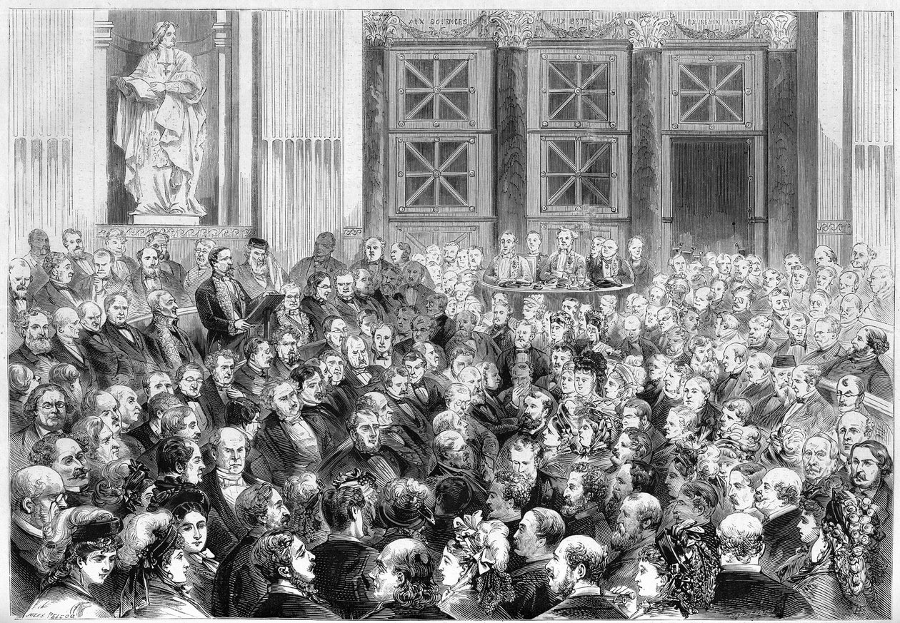 Fogadás az Aumale hercege (1822-1897), francia katona, politikus és történész Henri d