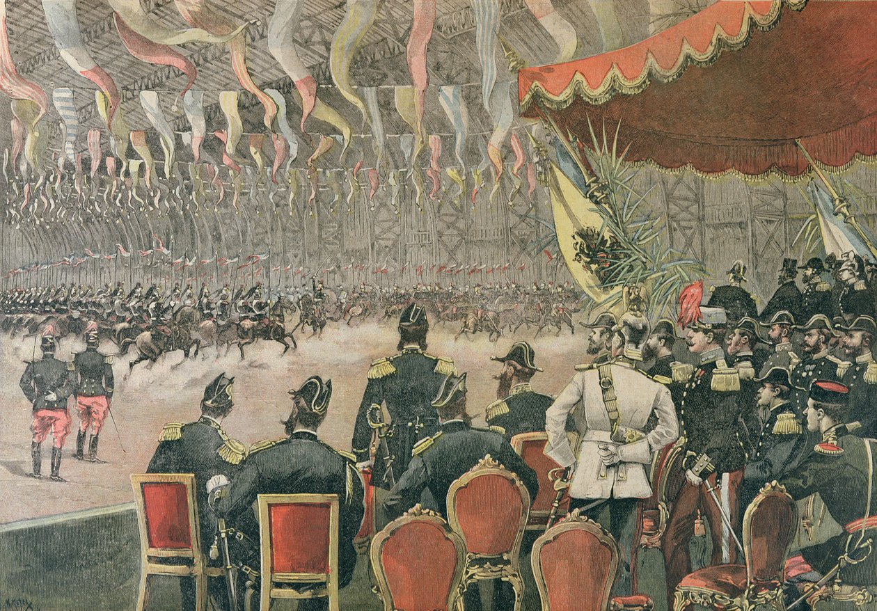 Sándor cár (1845-1894) fogadása Párizsban, illusztráció a Petit Journalból, 1893. november alkotó: French School
