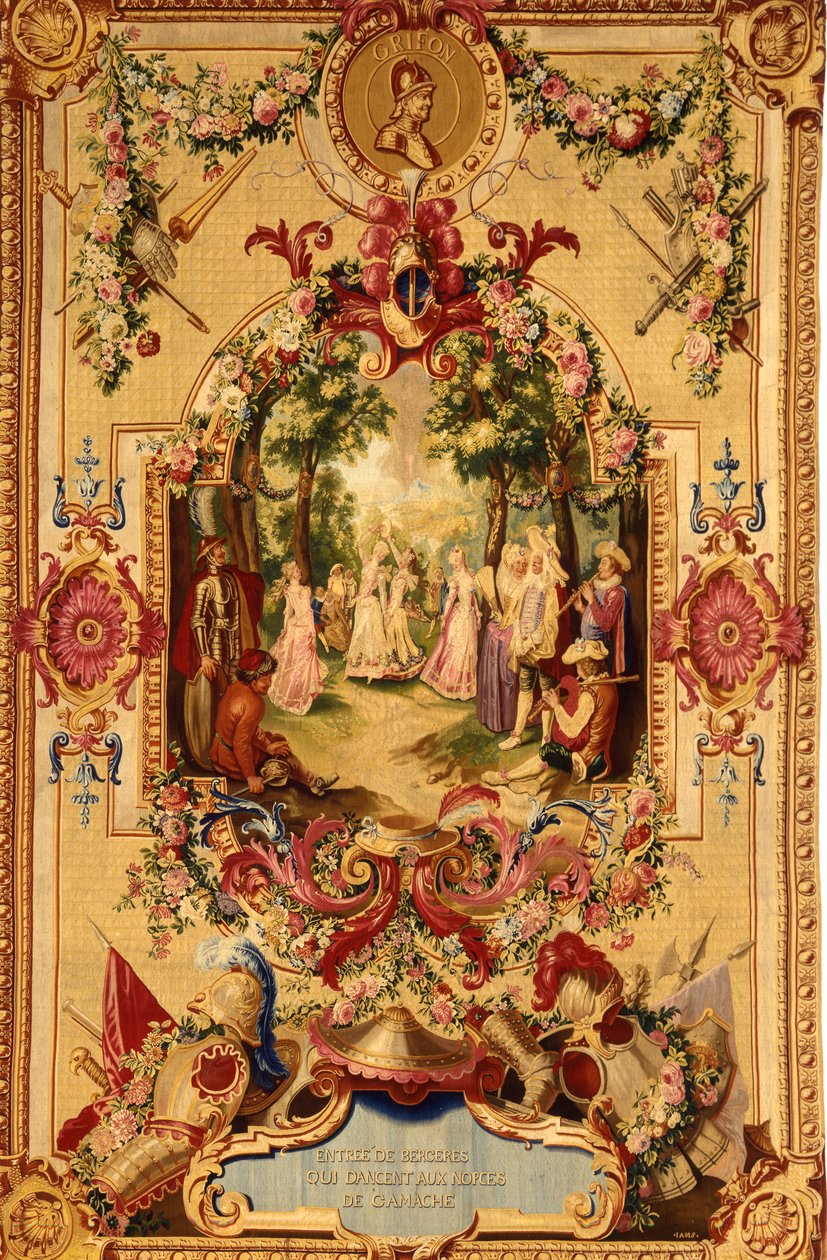 Regence Gobelins kárpit Don Quijote történetével, 1717-18 alkotó: French School