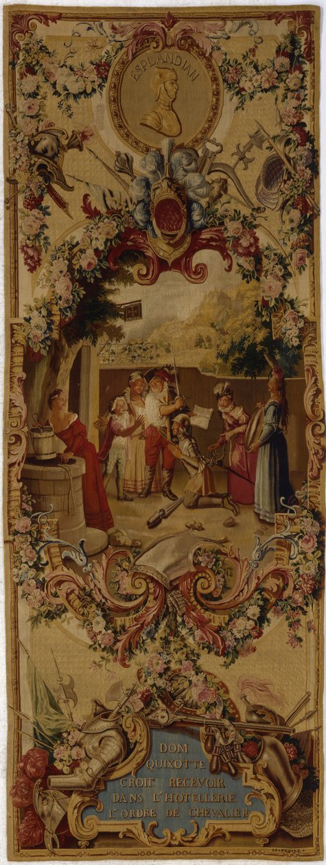 Regence Gobelins kárpit Don Quijote történetével, 1717-18 alkotó: French School