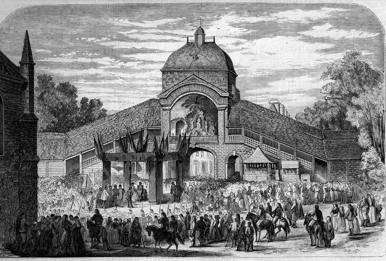 Vallási szertartás – 1858. augusztus 15.: Nagyboldogasszony ünnepe Szent Anna d