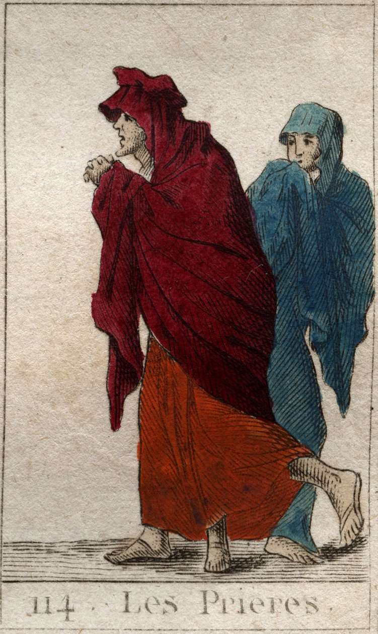 A Prayers (vagy Lites), Jupiter leányainak ábrázolása öreg, sánta és alázatos nők formájában. (A Litae (imák) ábrázolása, mint öreg, sánta és alázatos nők. Pierre Blanchard „Mythology of Youth” című művéből, 1803. alkotó: French School