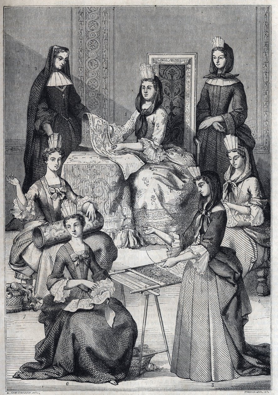 Saint Cyr bentlakásos iskola (Saint-Cyr) alkotó: French School