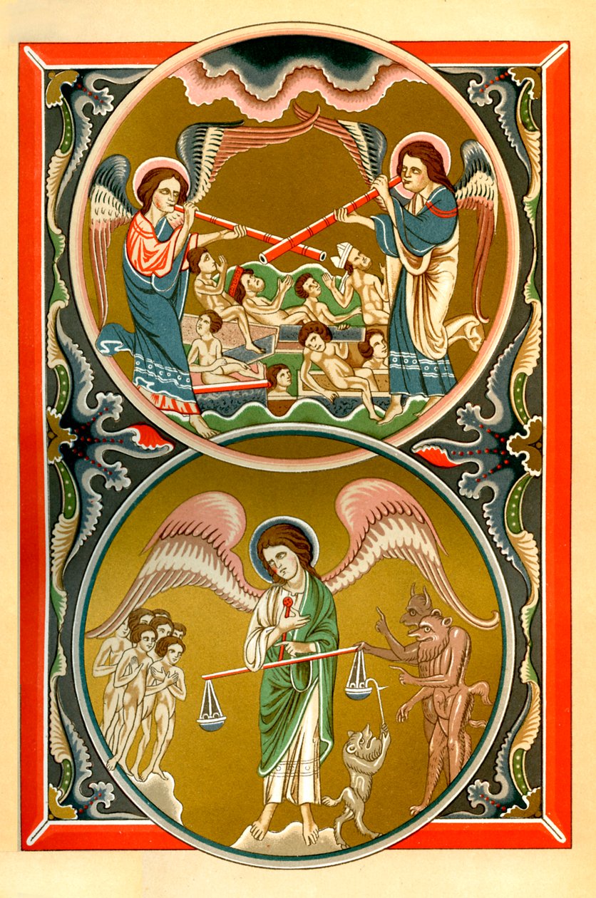 A halottak feltámadása és a lelkek mérlegelése alkotó: French School