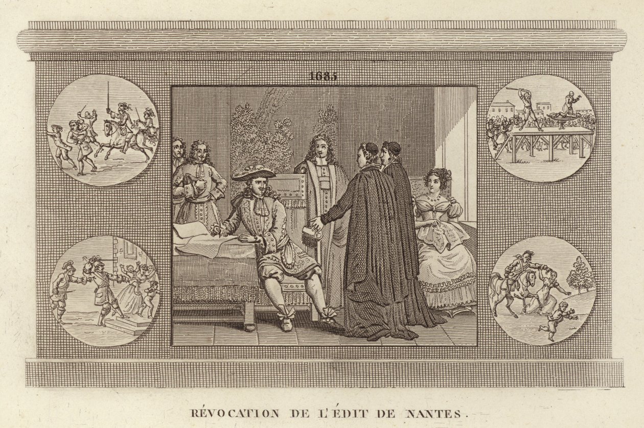 A nantes-i ediktum visszavonása alkotó: French School