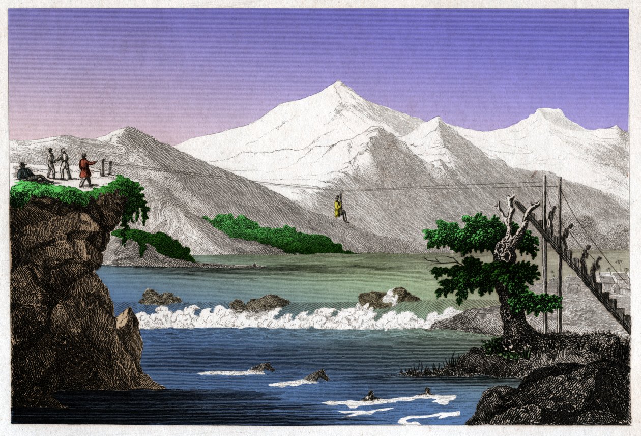 Rio Magdalena. (metszet, kb. 1840) alkotó: French School