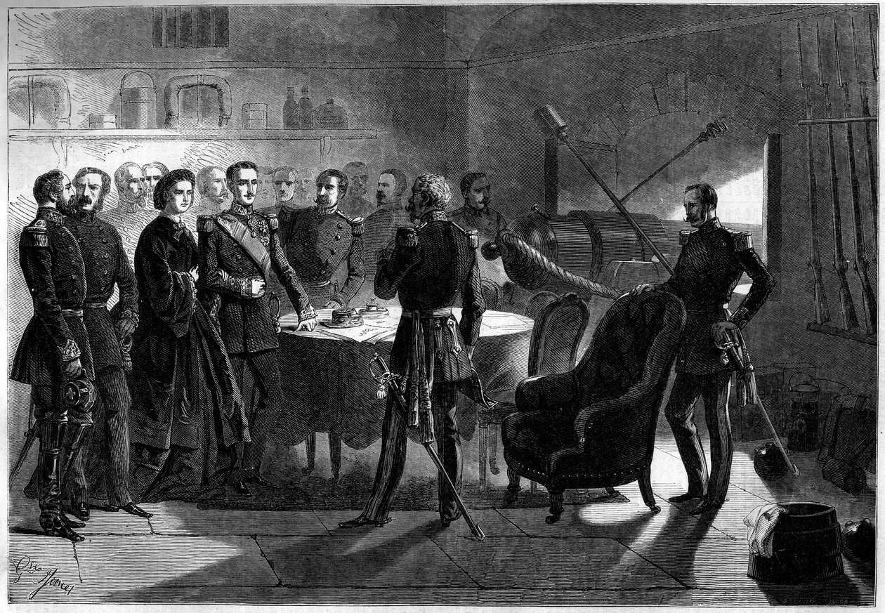 Risorgimento - Giuseppe Garibaldi (1807-1887) Ezer vagy vörösinges expedíciója - Gaete ostroma, Olaszország alkotó: French School