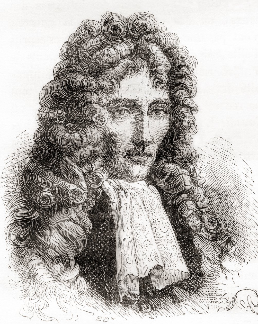 Robert William Boyle, angol-ír természetfilozófus, kémikus, fizikus és feltaláló, a Les Merveilles de la Science, pub. 1870 alkotó: French School