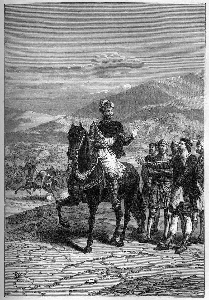 Robert the Bruce Bannockburn előtt, 1313, Skócia – I. Róbert, Skócia alkotó: French School