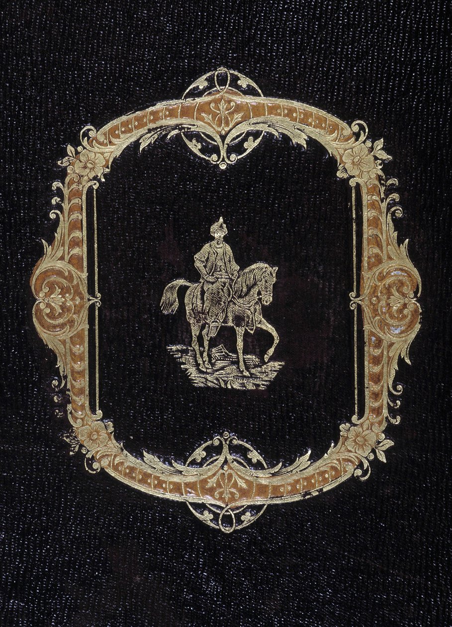 Az „Album des Voyages” romantikus stílusú borítója alkotó: French School