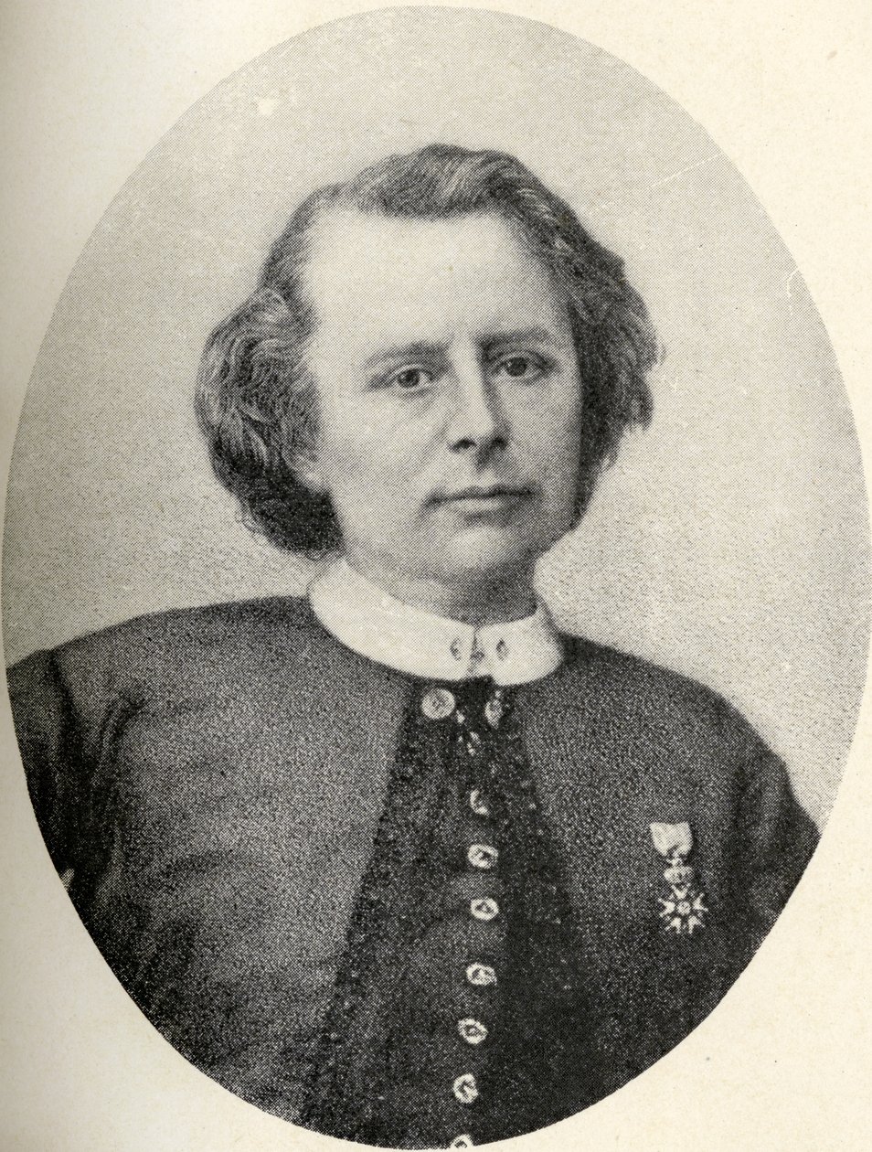 Rosa Bonheur (1822-99) illusztrációja a "Kis utazások a híres nők otthonaiba" című művéből, 1897-ben alkotó: French School