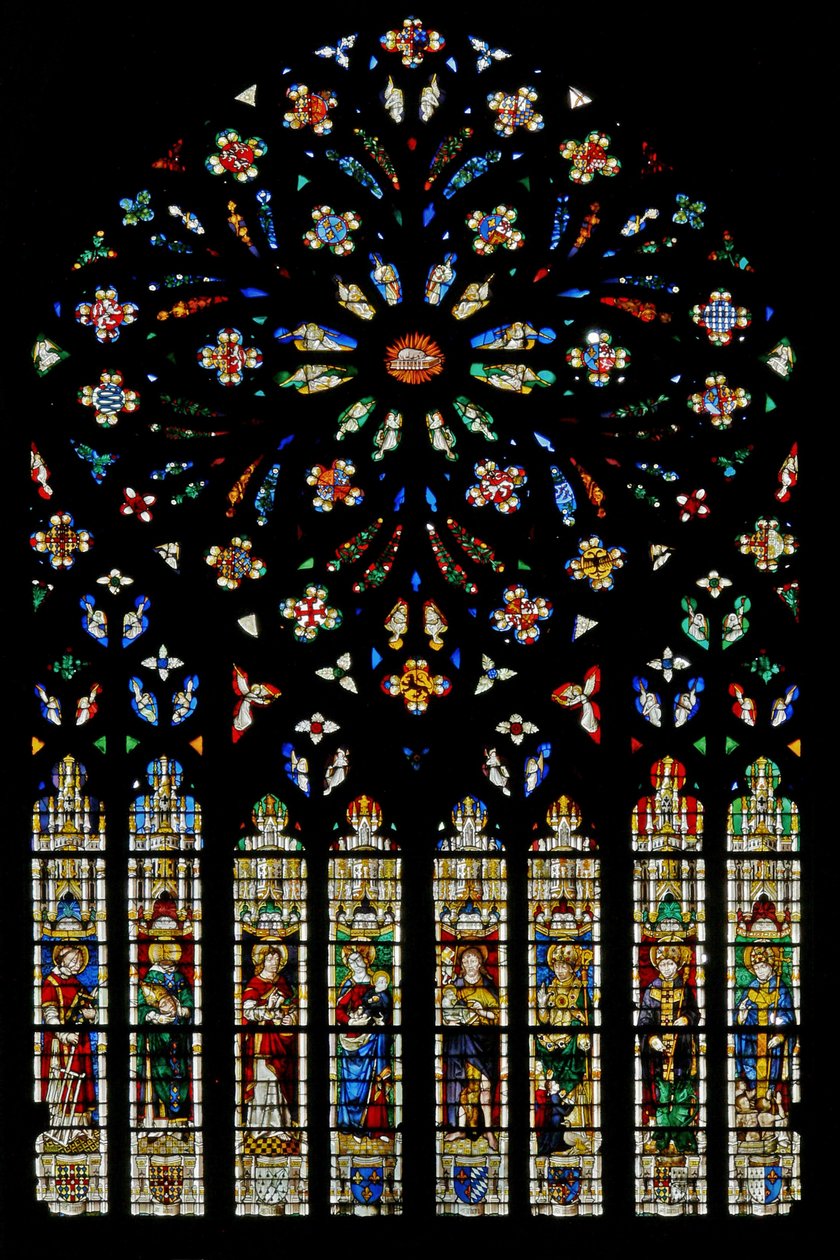 Jean de Dampmartin rózsaablak alkotó: French School