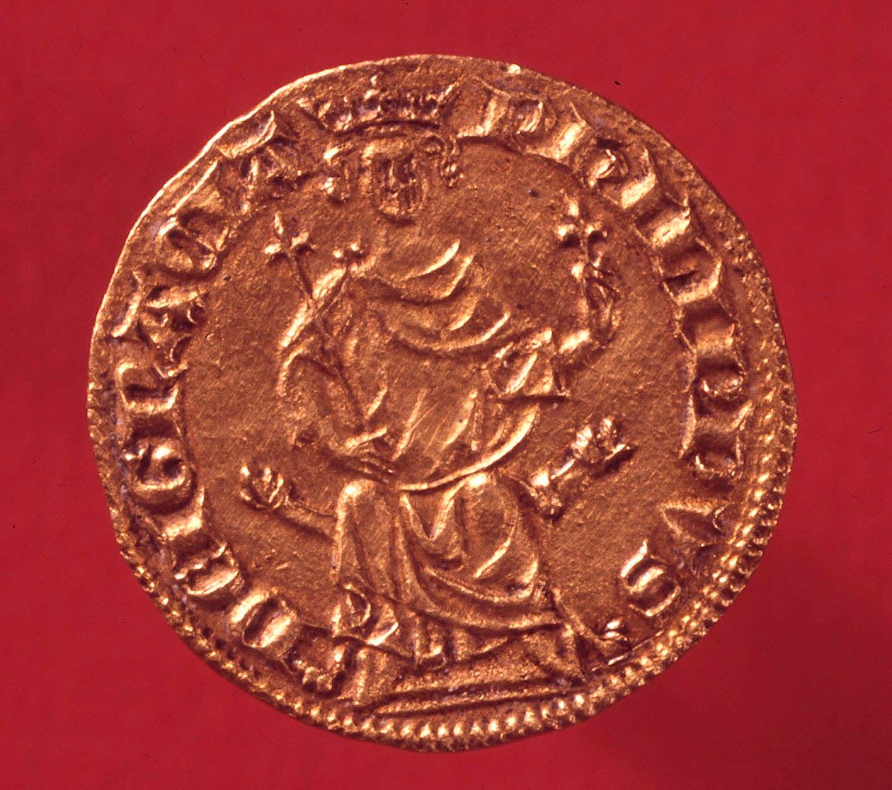 IV. Fülöp le Bel (1268-1314) királyi aranypajzsa. 1290. Párizs, Valuta Múzeum alkotó: French School