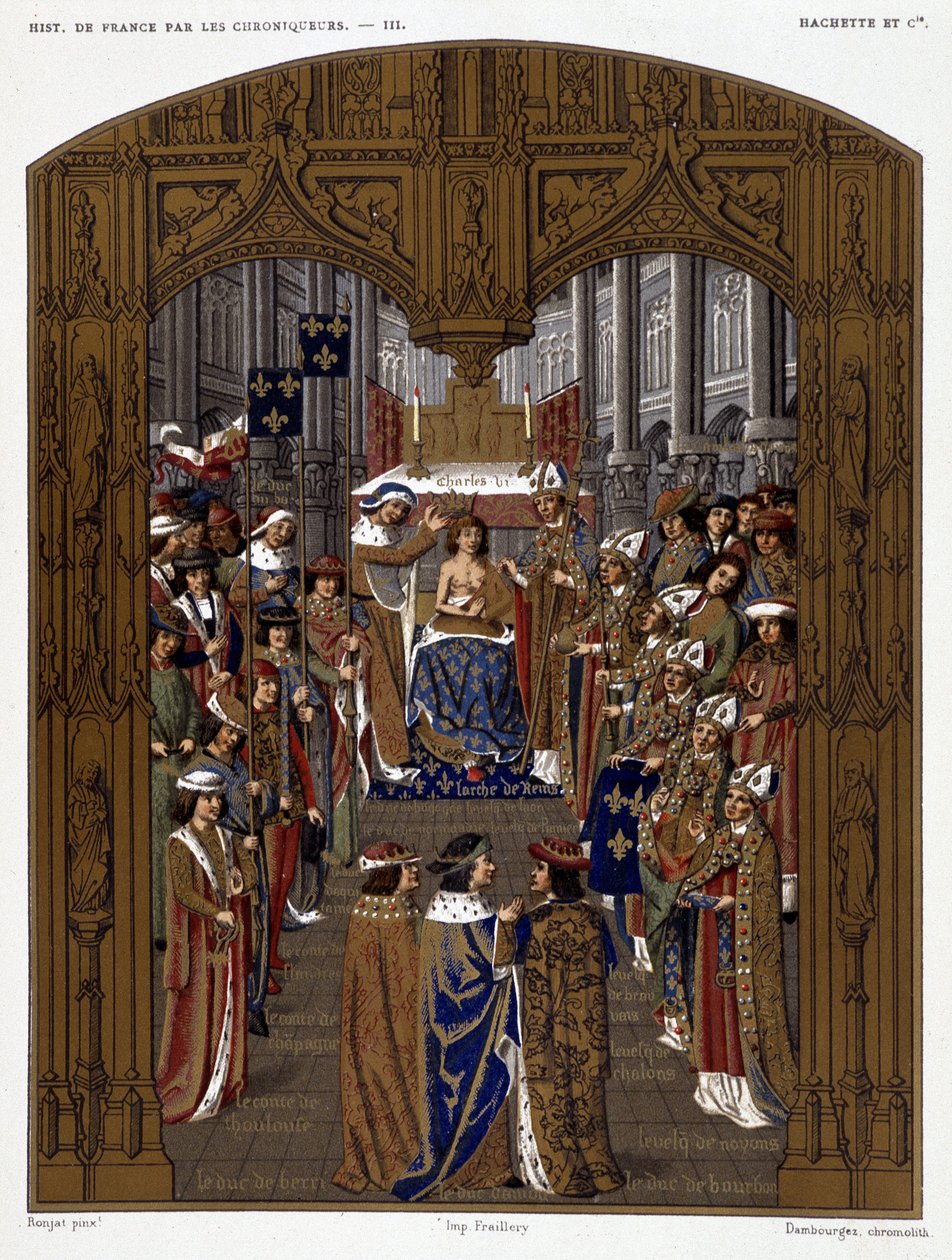 VI. Károly koronázása (1380) - a "Les Chroniqueurs de l
