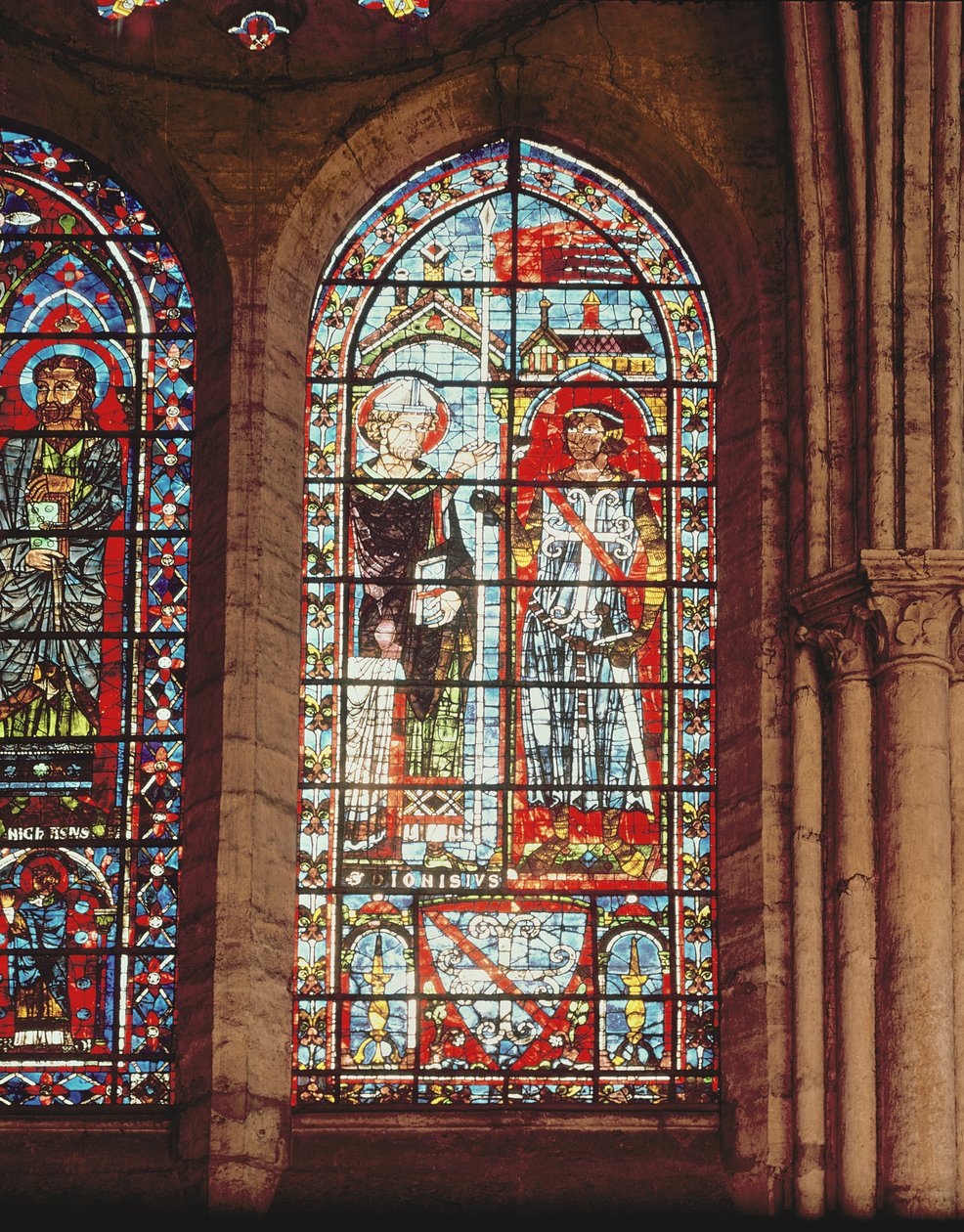 Saint Denis az oriflamme-t Kelemennek, Marechal de Metznek adja alkotó: French School