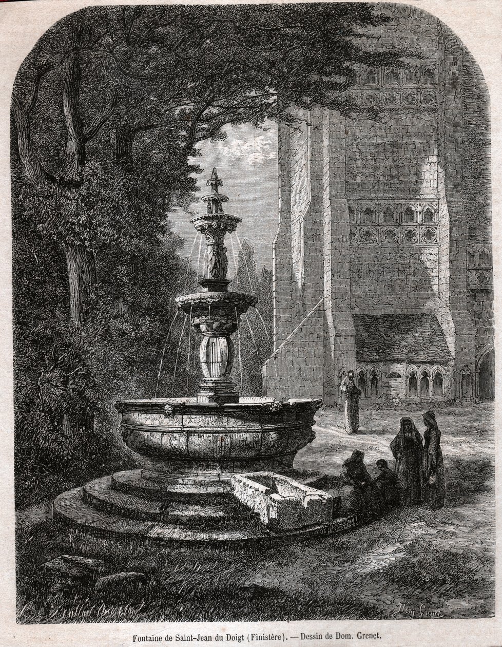 Ujj Szent János. (metszet, kb. 1850) alkotó: French School