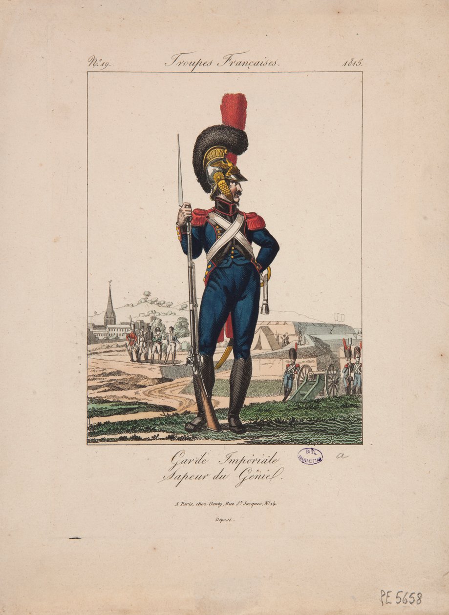 A Császári Gárda Sappere, Francia Csapatok, 19. sz alkotó: French School