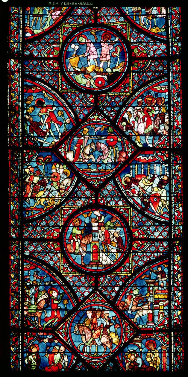Jelenetek Nagy Károly életéből (747-814) az ambulanciából, 1215-25 körül (lásd még: 182939) alkotó: French School