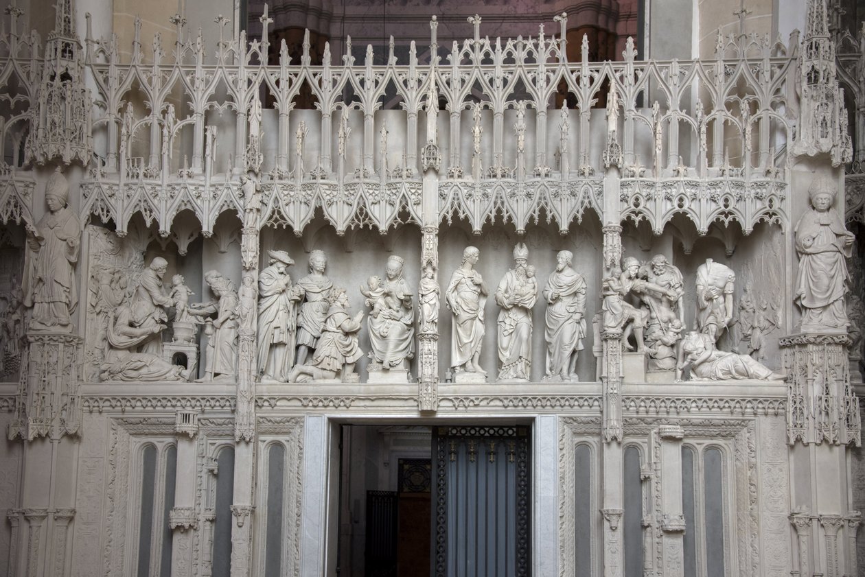 A Chartres székesegyház kórusának jelenetei alkotó: French School