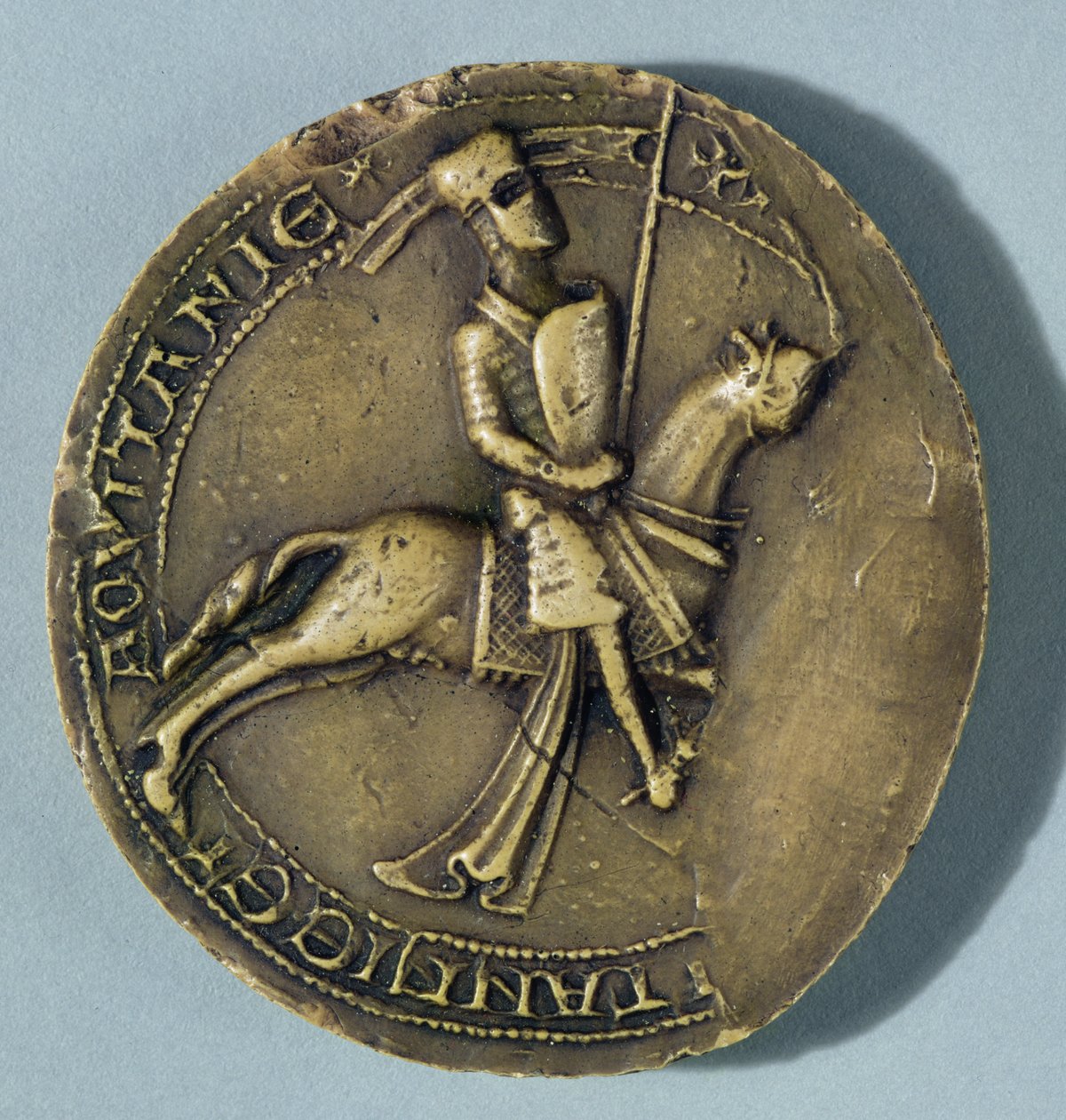 I. Arthur (1187-1203) Bretagne hercegének pecsétje alkotó: French School