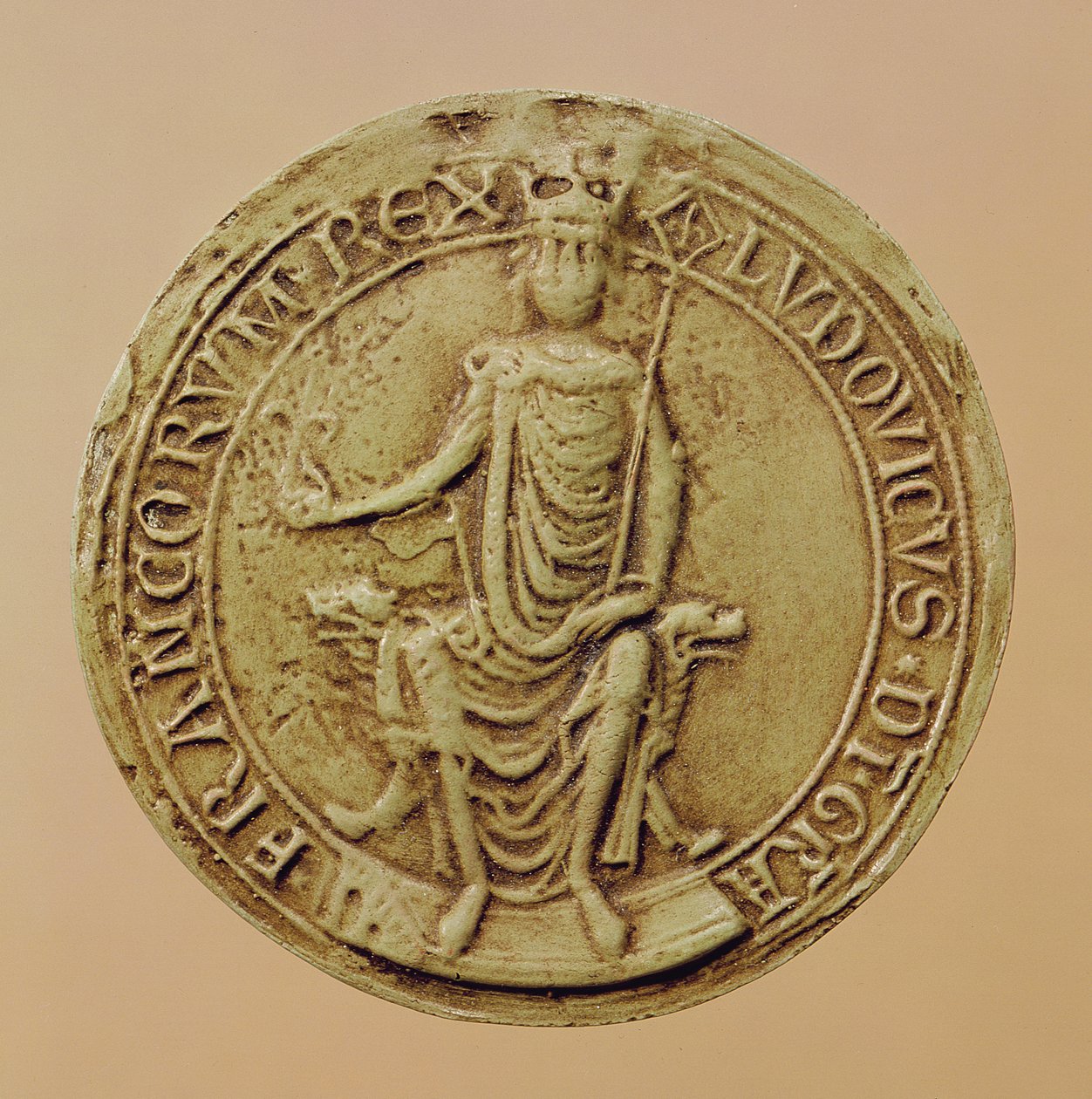 VIII. Lajos pecsétje (1187-1226) (viasz) alkotó: French School