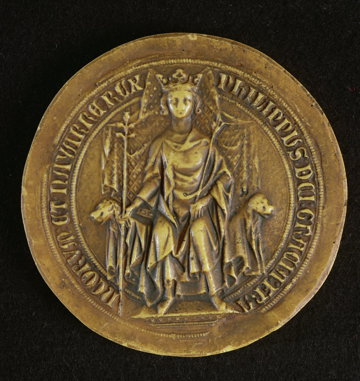 V. Fülöp (1294-1322) The Tall pecsétje, 1317 alkotó: French School