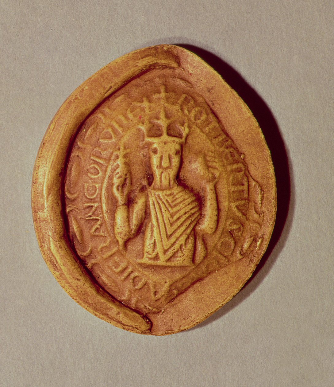 II. Róbert (kb. 970-1031) jámbor pecsétje, i.sz. 997 alkotó: French School
