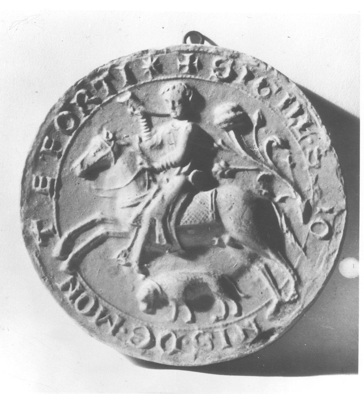 Simon de Montfort pecsétje (1150-1218 körül) (fém) alkotó: French School