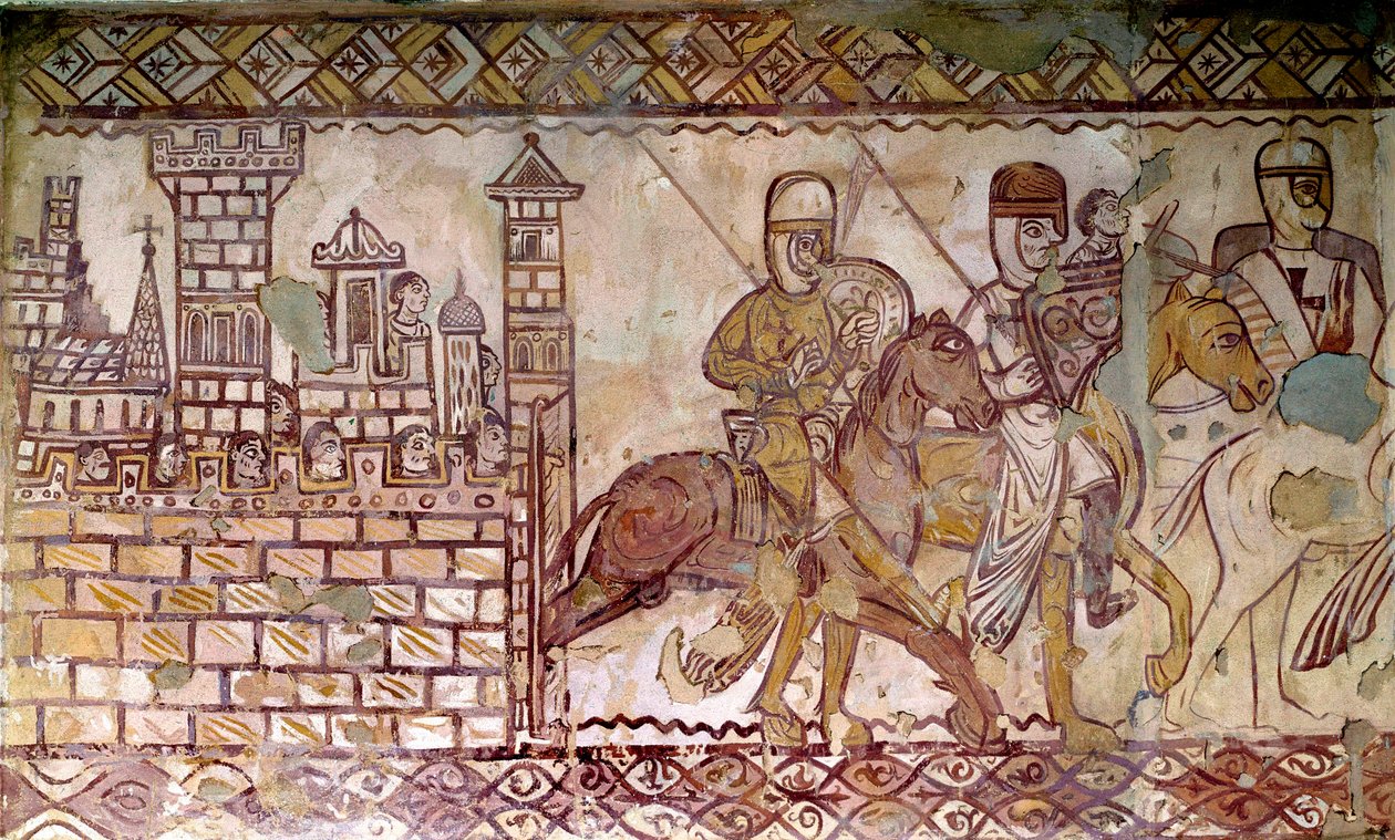 Második keresztes hadjárat (1147-1149): a keresztes hadjáratok kezdete. A Cressac-kápolna freskója alkotó: French School