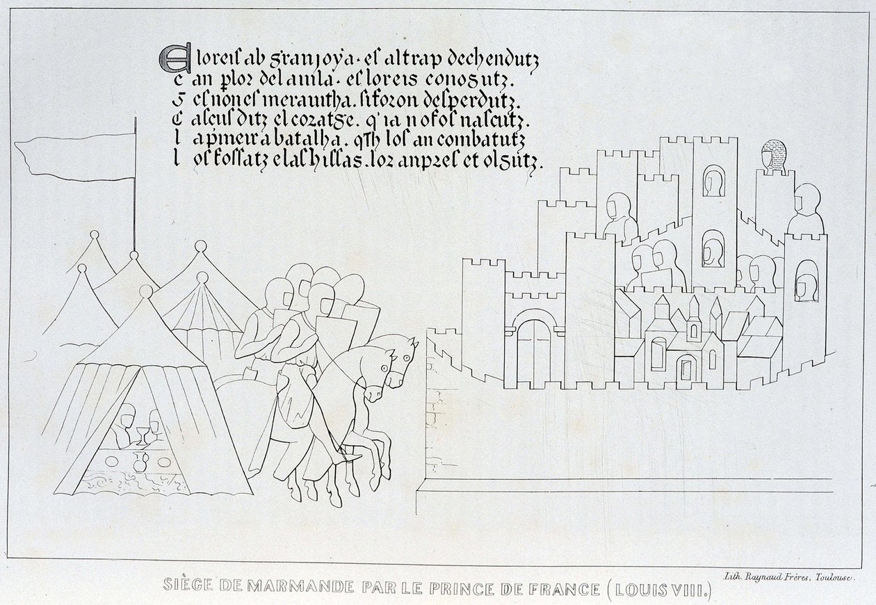 Lajos Marmande ostroma alkotó: French School