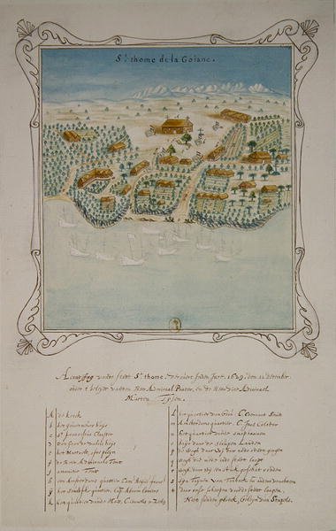Saint Thomas de la Goiane ostroma, az Antillákon, 1629. december 11. alkotó: French School