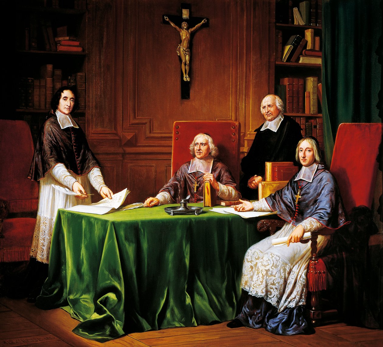 Az 1697-ben Jacques Benigne Bossuet (meaux-i püspök), Louis-Antoine Noailles (Chalons-i püspök) Francois Fenelon (cambrai érsek) tartott Issy-konferencia cikkeinek aláírása alkotó: French School