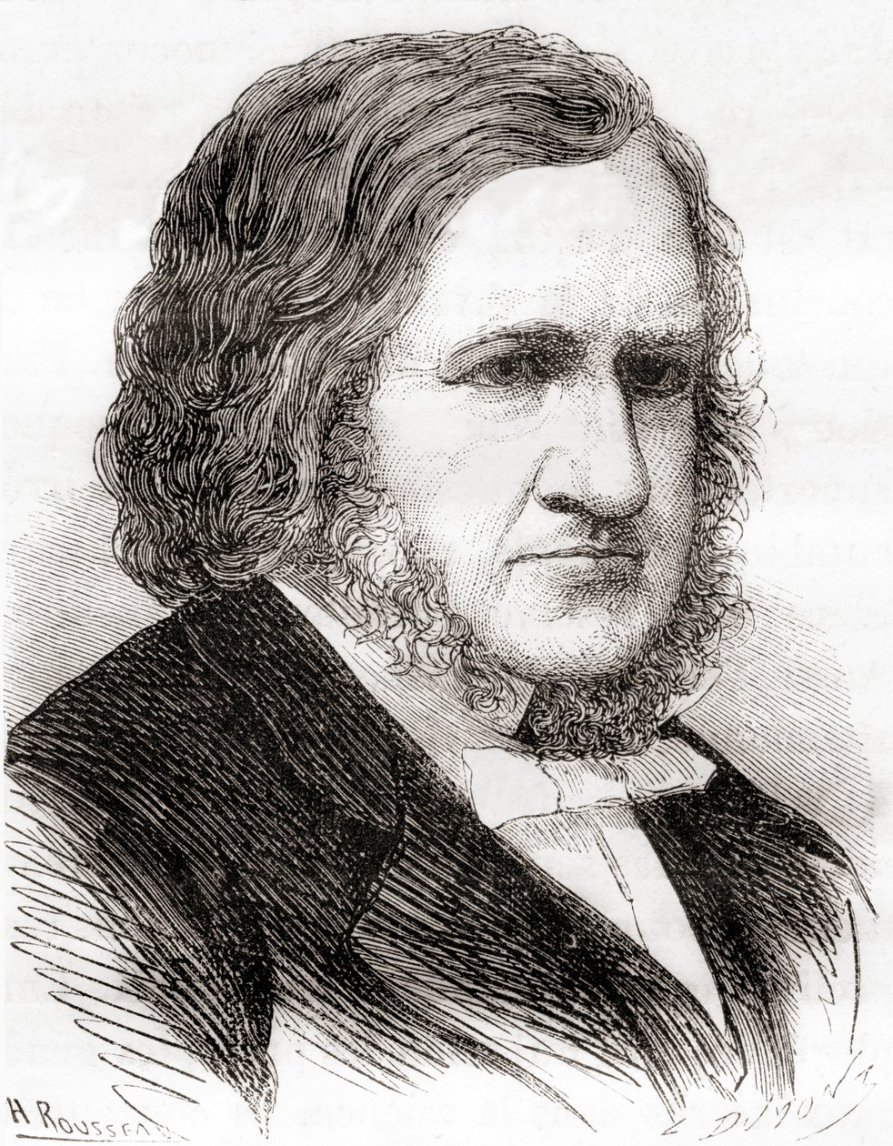 Sir James Young Simpson, A tudomány csodáiból, 1870 körül megjelent (litho) alkotó: French School