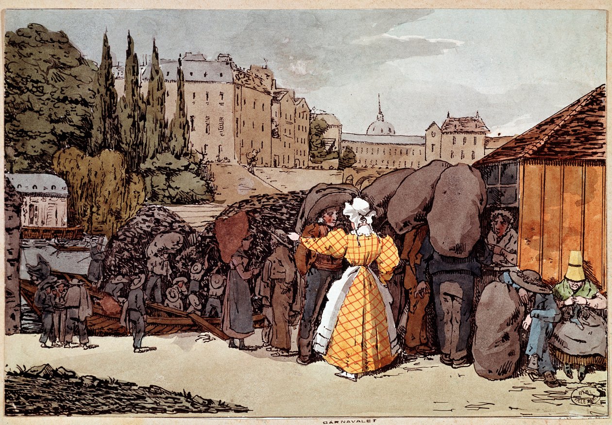 Kisebb területek: a szén. (Vízfestmény alkotó: French School