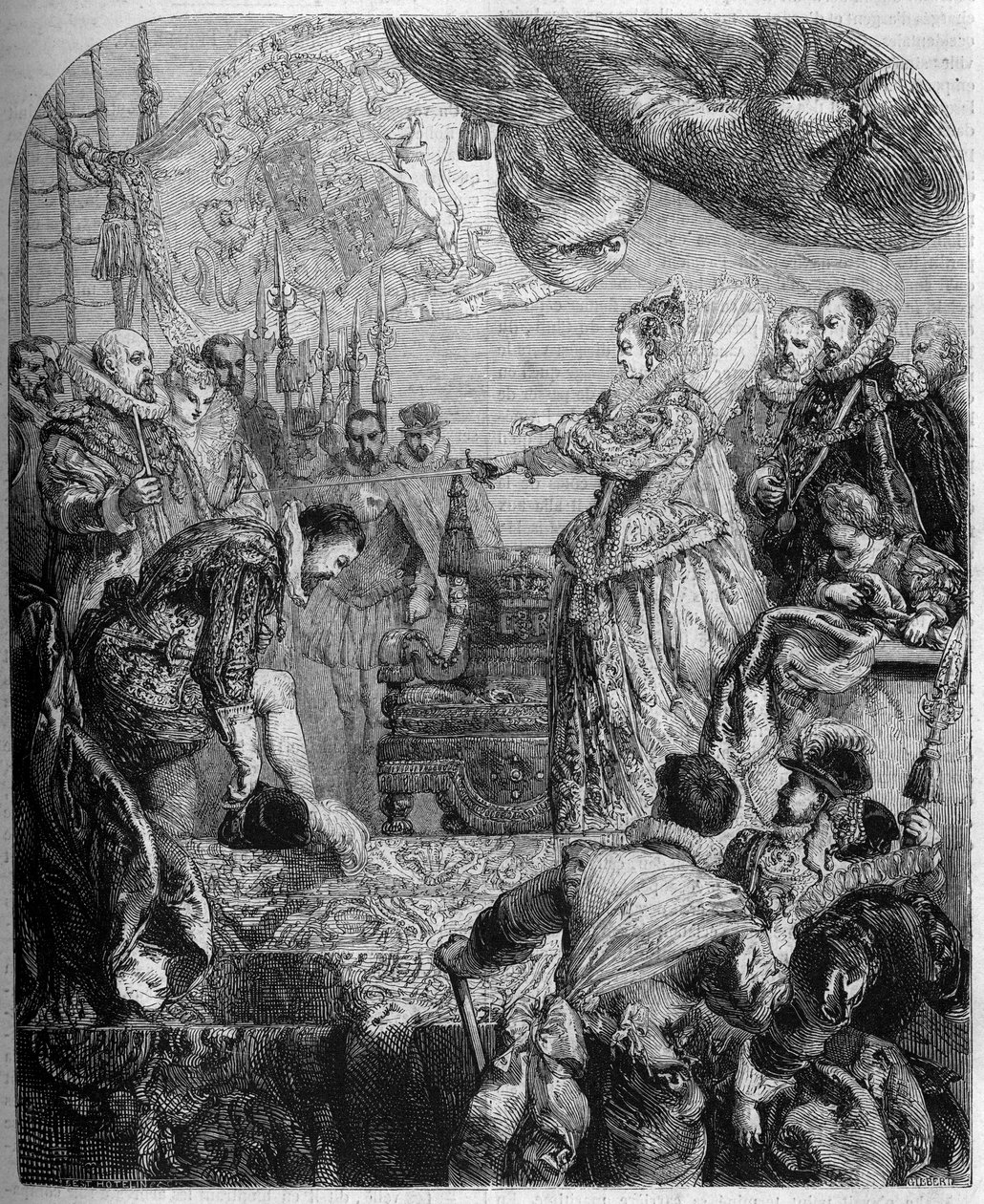 Francis Drake lágysága (1540-1596) alkotó: French School