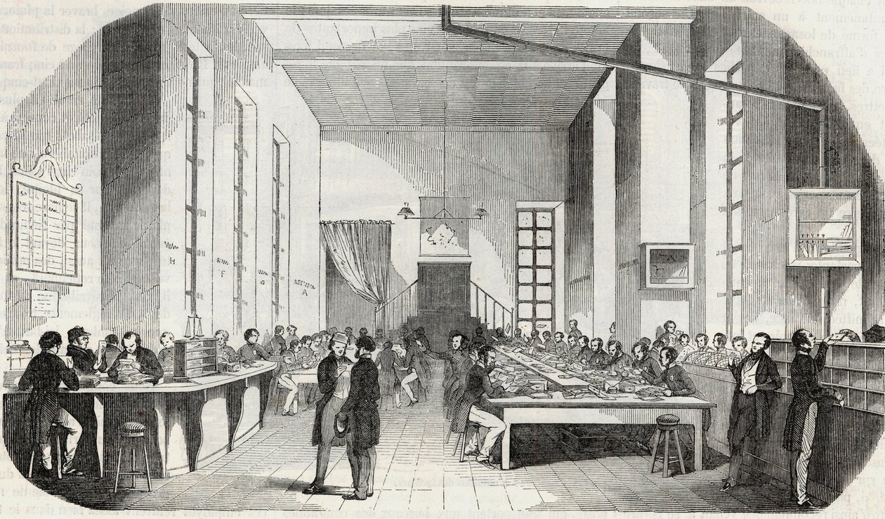 Párizsi levelek válogatása – Edmond Texier „" Tableau-de-Paris" metszete 1852 alkotó: French School
