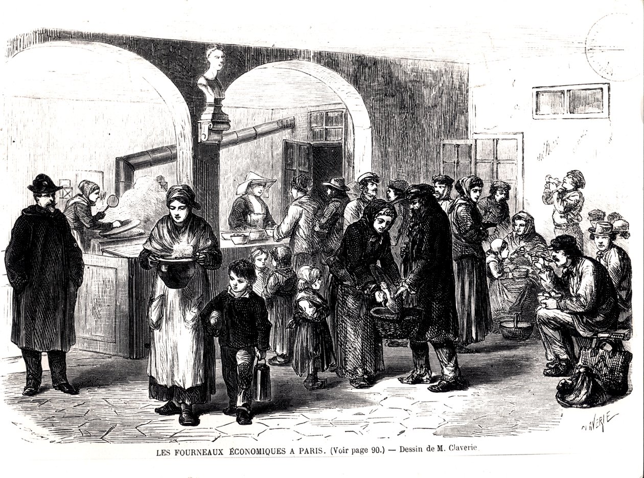 Leveskonyha Párizsban, c. 1860 alkotó: French School