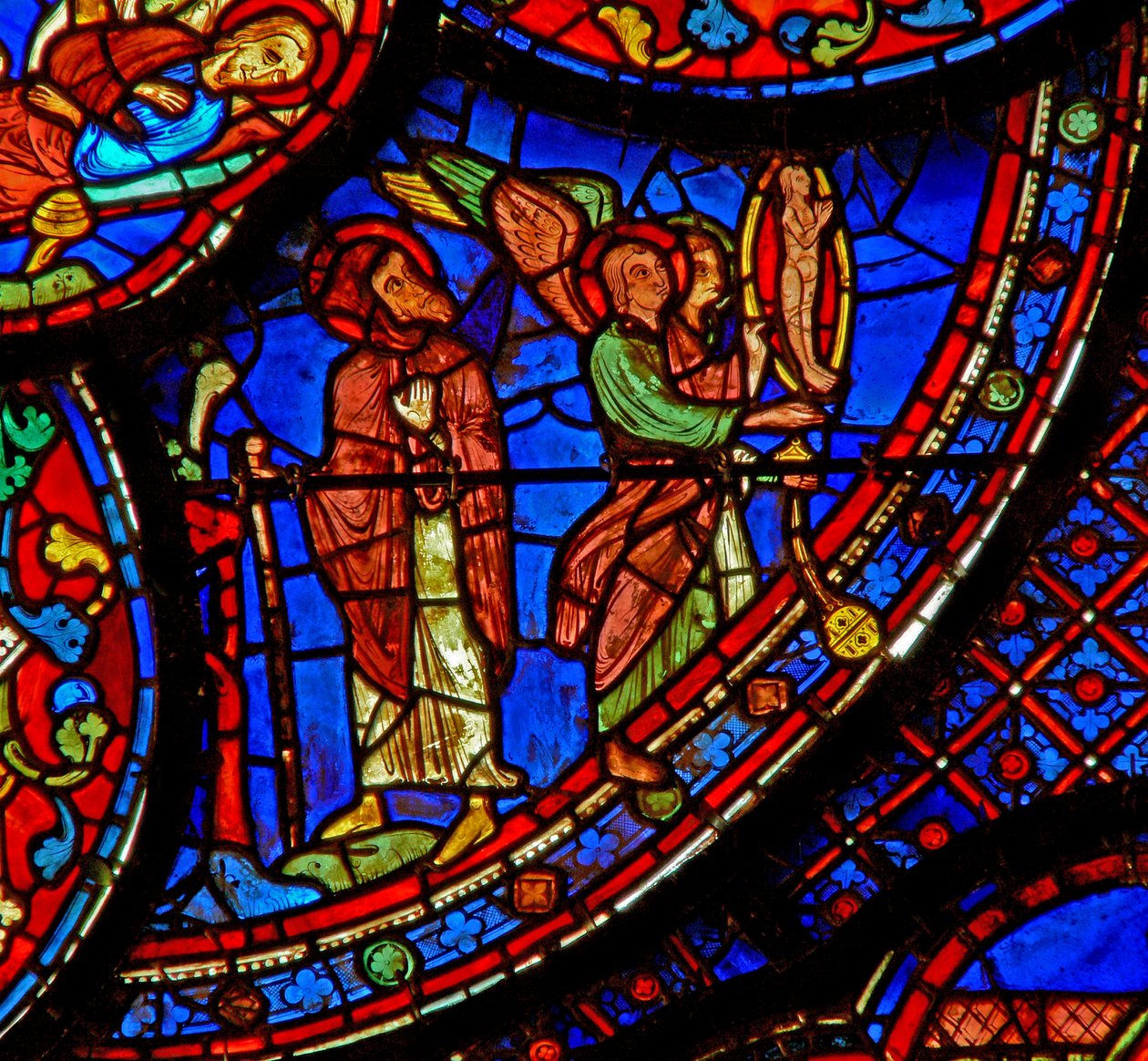 Szent Antal: nézi, ahogy Szent Pál Anchorites lélek felszáll (w30b) alkotó: French School