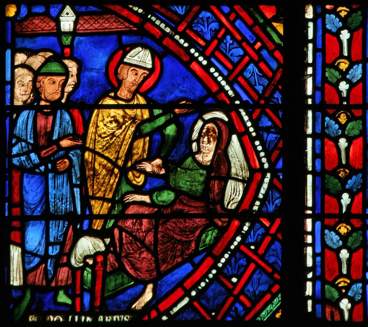 St. Apollinaire: meggyógyítja a tribunus feleséget (w36) alkotó: French School