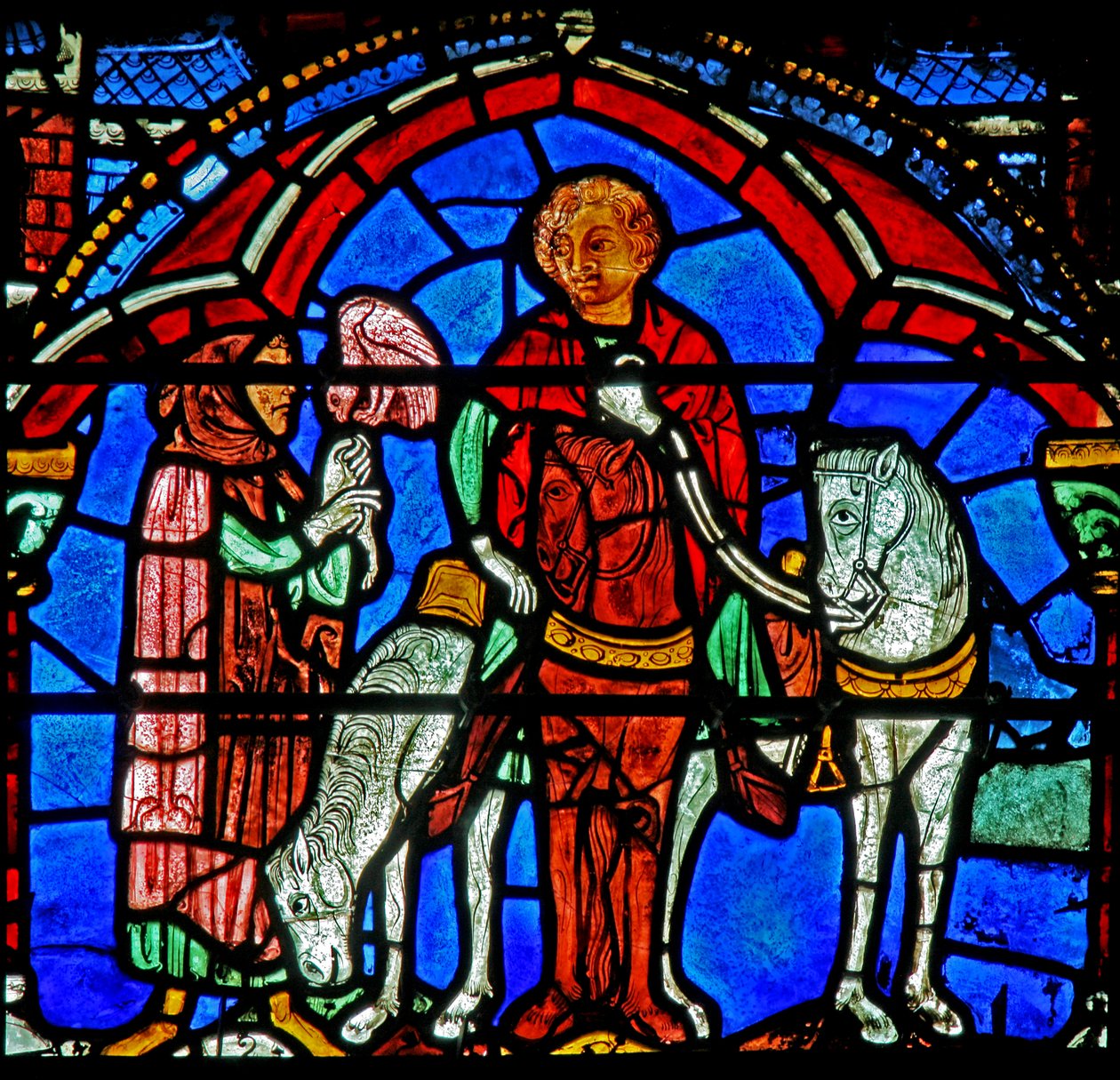 St Cheron ablaka: Hawking? (w15) alkotó: French School