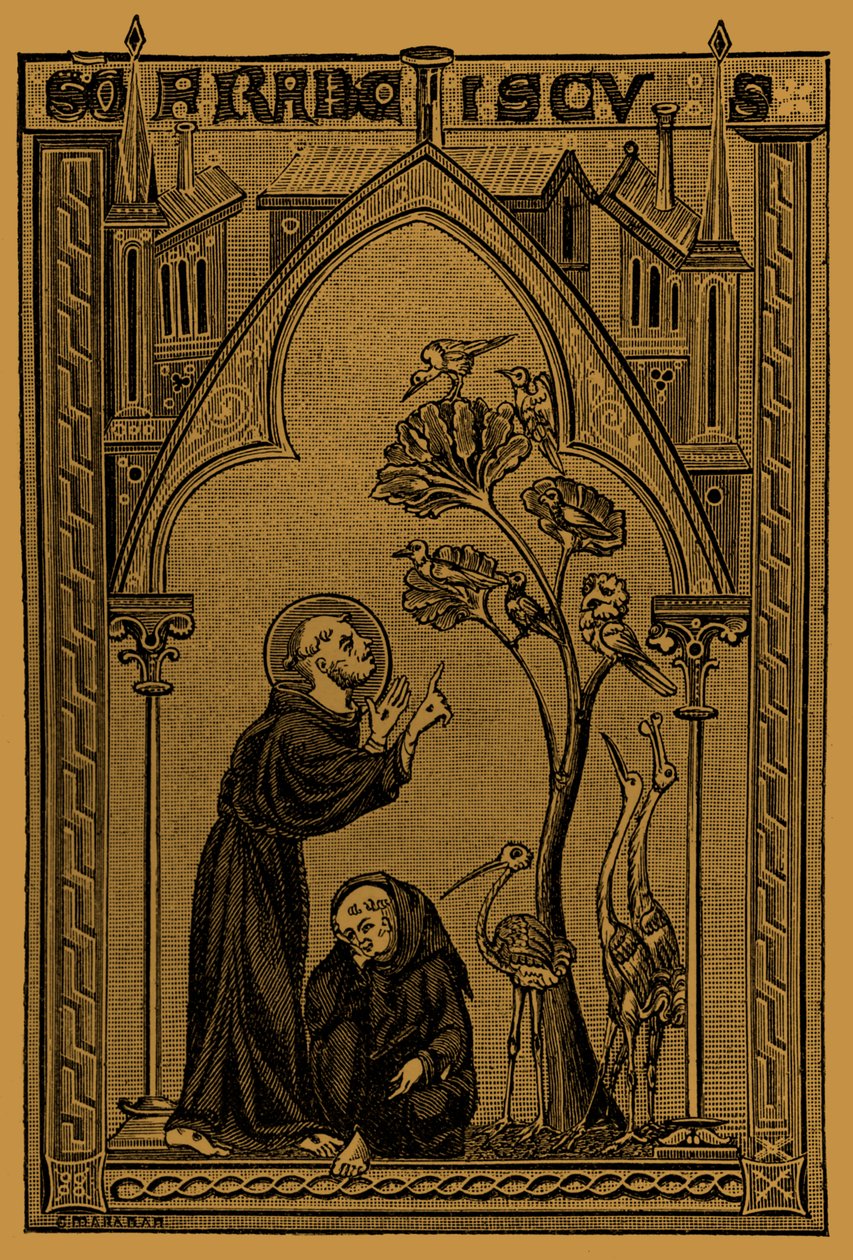 Assisi Szent Ferenc a madarakkal beszélget alkotó: French School
