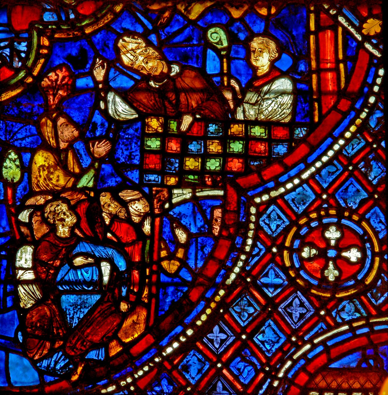 Szent Miklós: prédikáció (w29a) alkotó: French School
