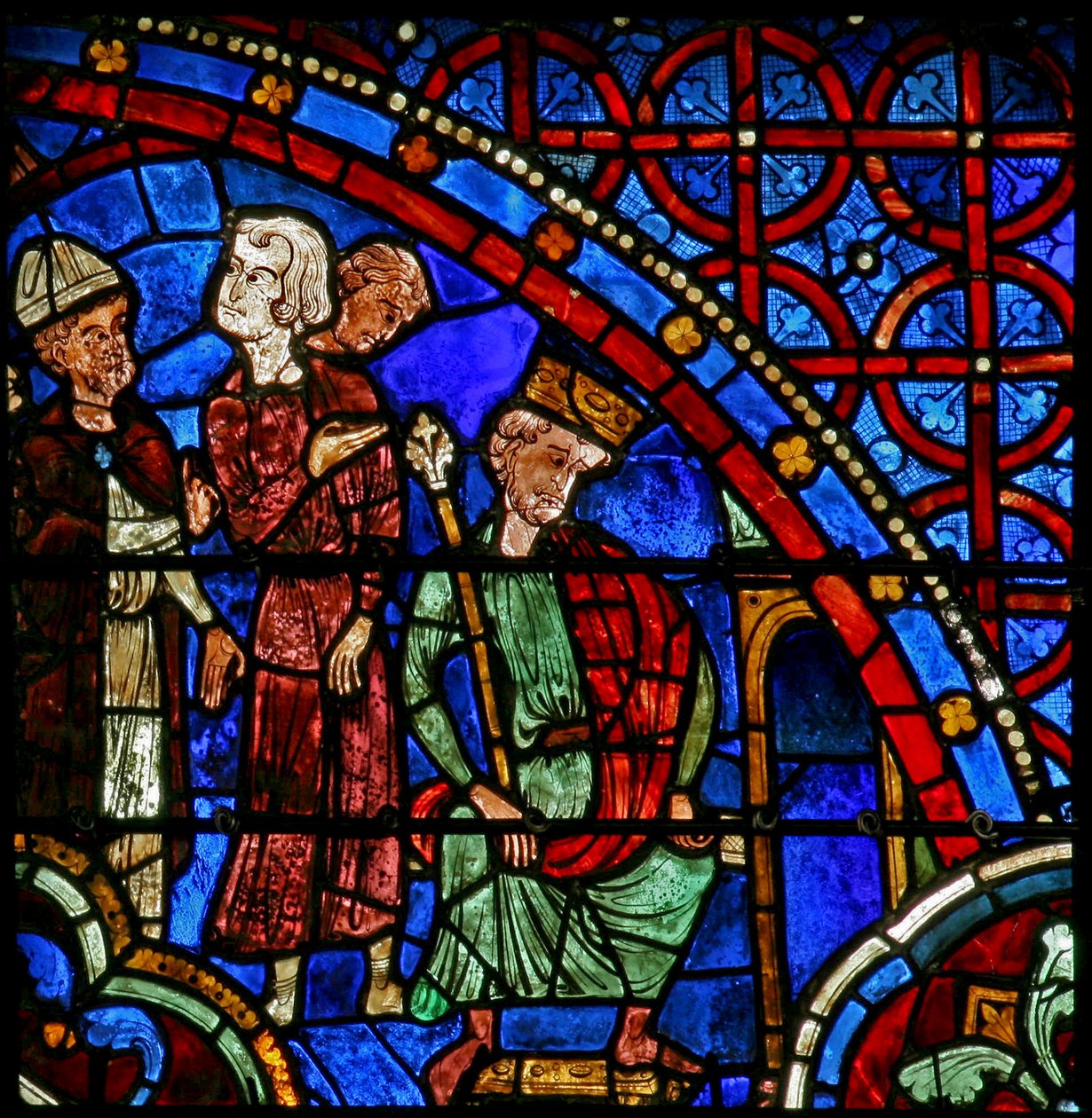 Becket Szent Tamást bemutatják II. Henriknek (w18) alkotó: French School