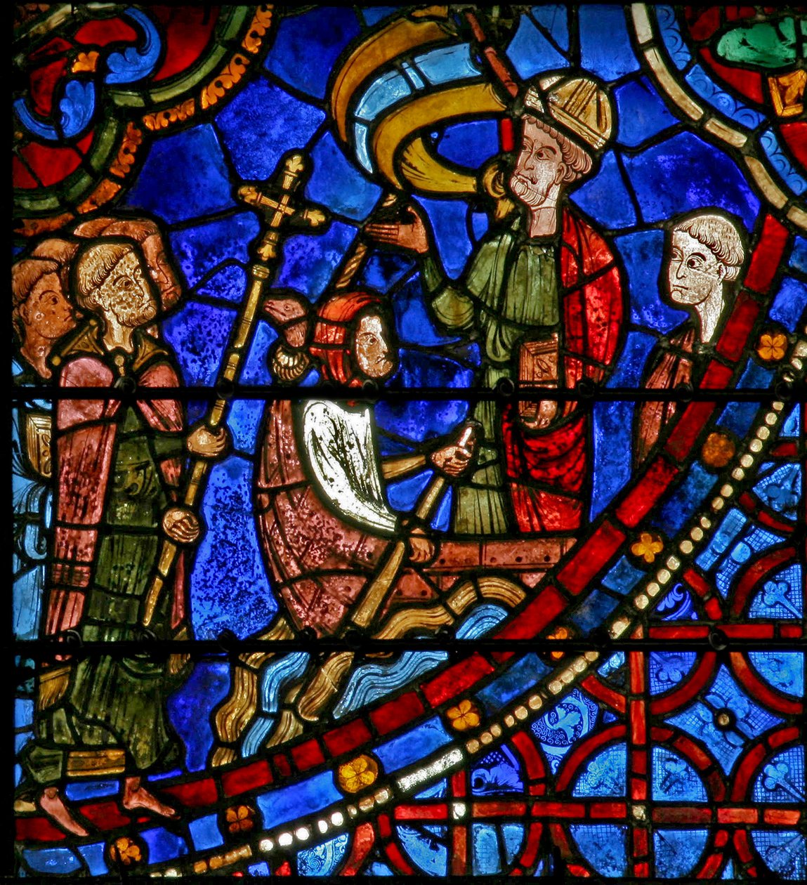 St Thomas Becket Angliába indul (w18) alkotó: French School