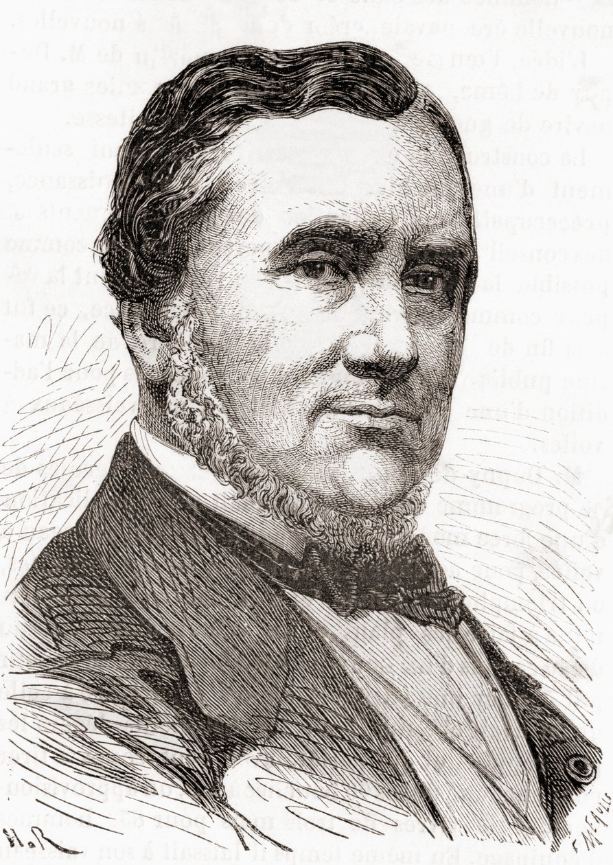 Stanislas Charles Henri Dupuy de Lôme, a Les Merveilles de la Science című, 1870 körül megjelent kötetből (metszet). alkotó: French School