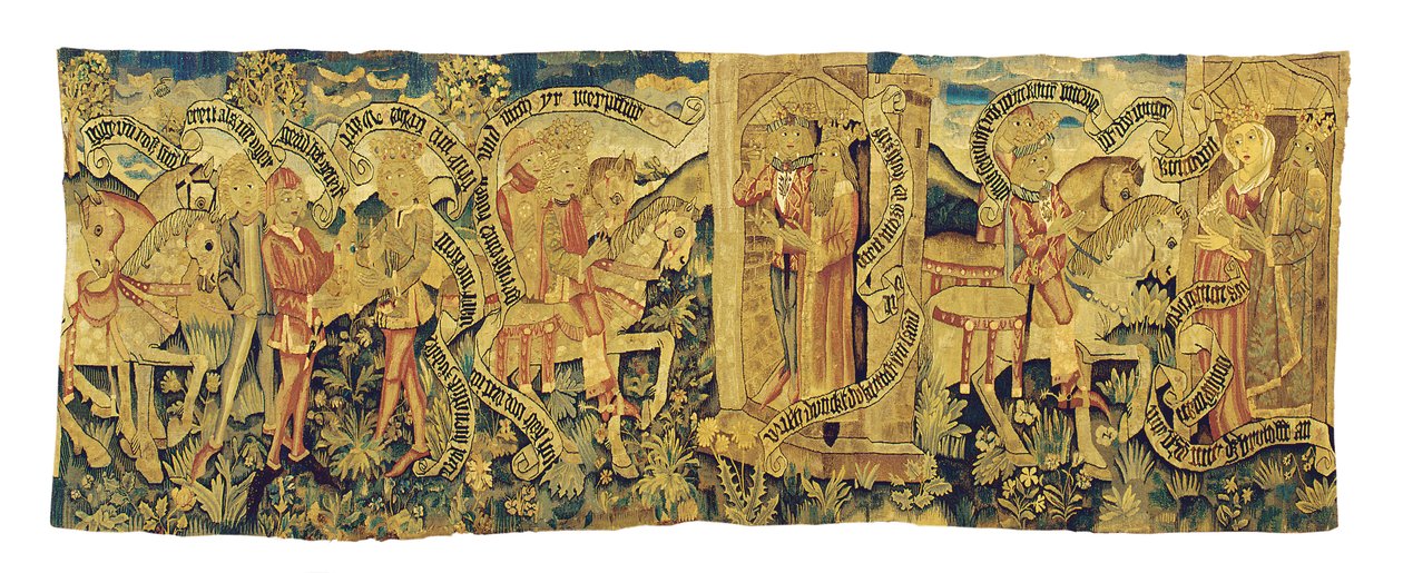 Strasbourg mitológiai kárpittöredék, 1470-90 körül alkotó: French School
