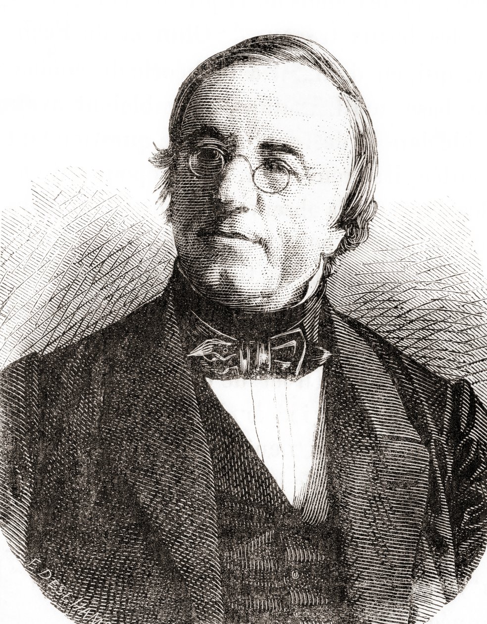 Auguste Arthur de la Rive svájci fizikus, a Les Merveilles de la Science, pub.1870. alkotó: French School