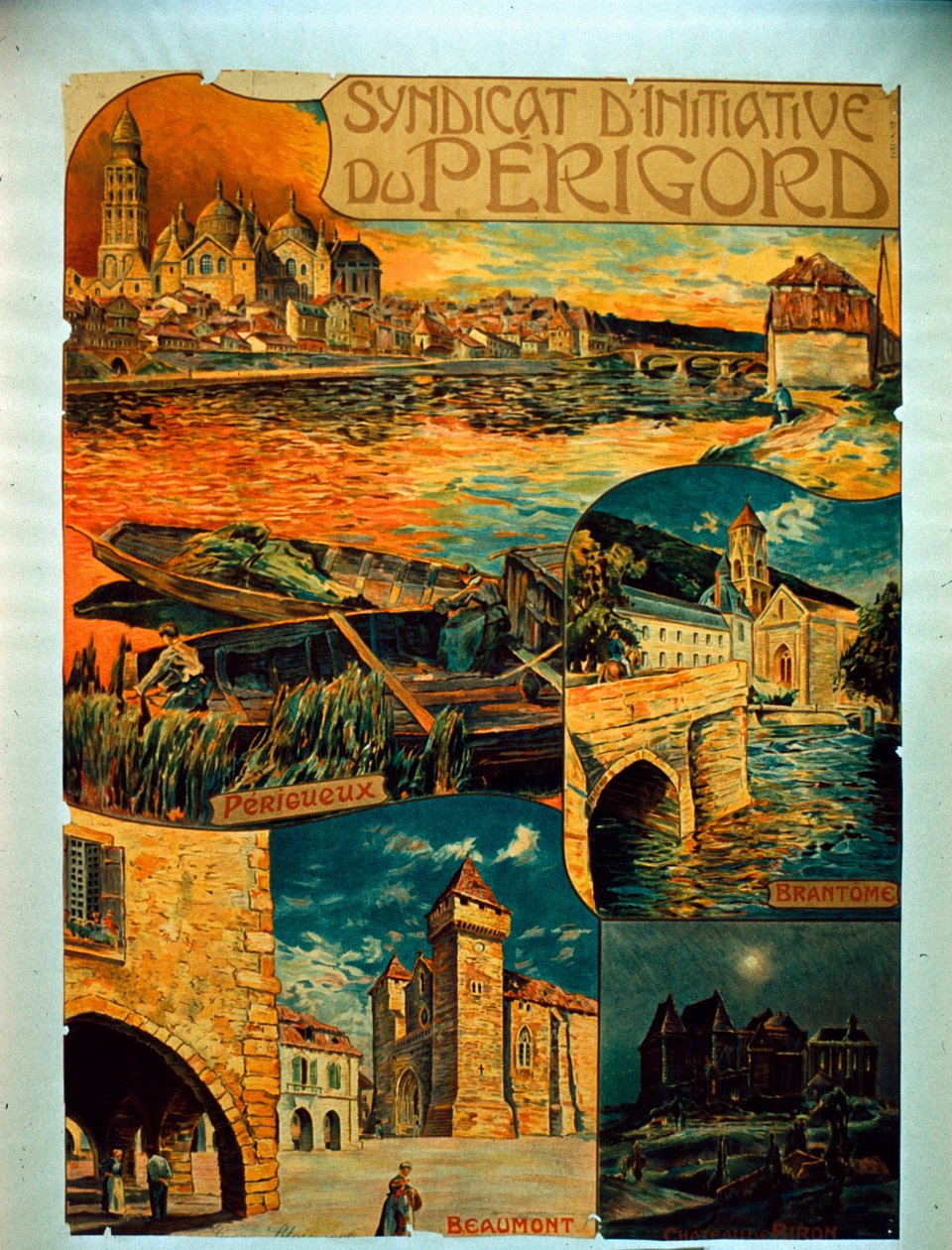 Syndicat DIinitiative du Périgord, 1900 körül alkotó: French School