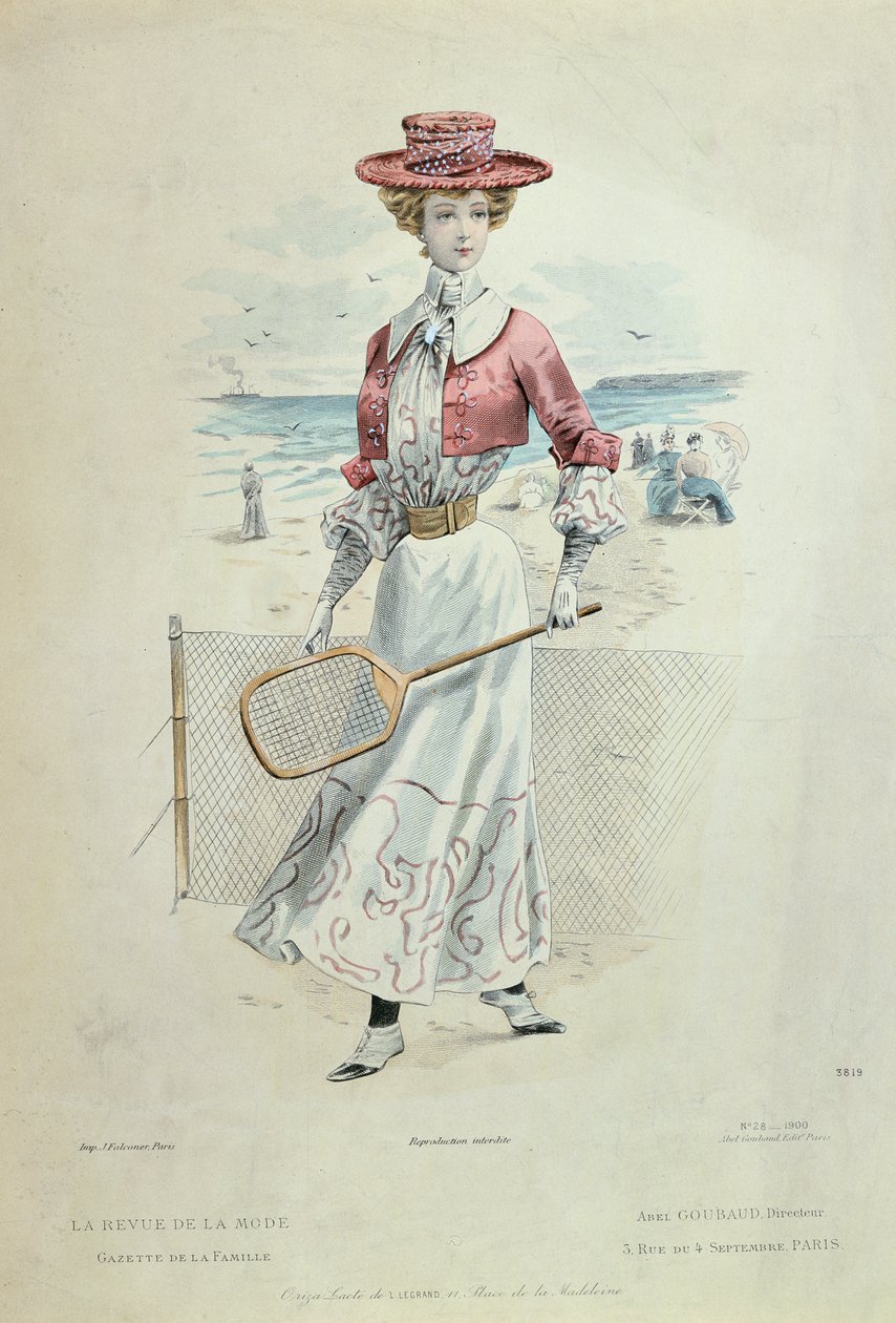 Teniszruha, a "La Revue de la Mode"-ból alkotó: French School